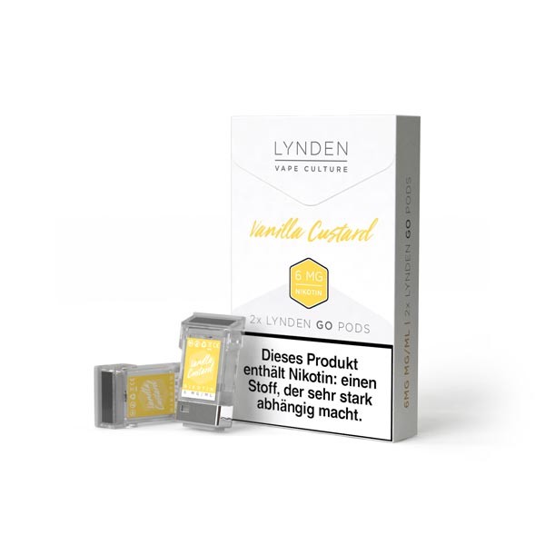 Vanilla Custard Pods für Lynden GO E-Zigarette