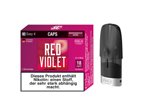 Easy 4 Caps Red Violet