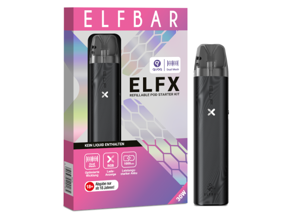 Elfbar - Elfx E-Zigaretten Set schwarz