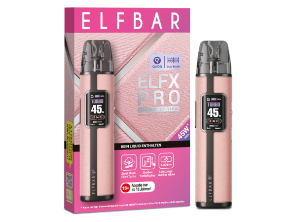 Elfbar - Elfx Pro E-Zigaretten Set pink