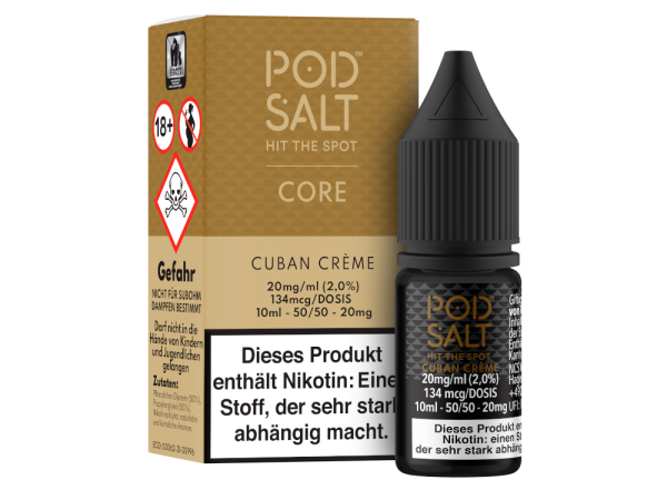 Cuban Creme Nikotinsalz Liquid Pod Salt