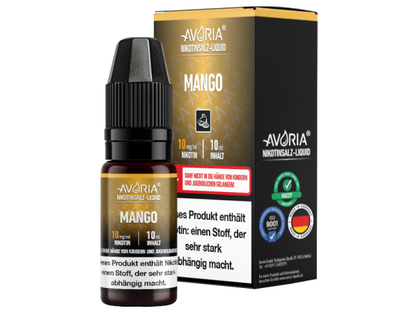 Mango Nikotinsalz Liquid 10ml von Avoria