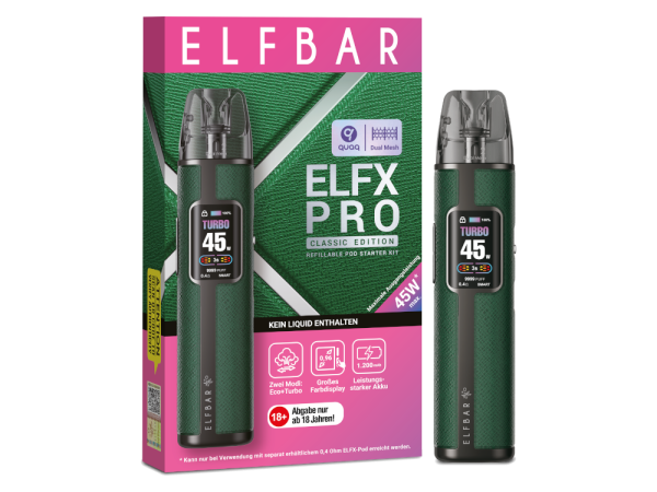 Elfbar - Elfx Pro E-Zigaretten Set grün