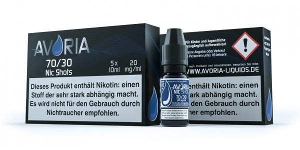 Avoria Nikotinshot 5er 70/30 20mg
