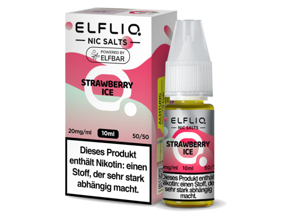 Strawberry Ice Nikotinsalz Liquid 10ml ELFLIQ