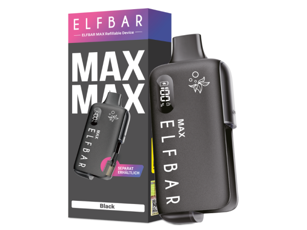 Elfbar - Max E-Zigaretten Set schwarz