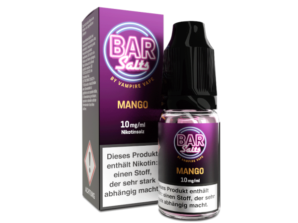 Mango 10ml Nikotinsalz Liquid Vampire Vape 10mg