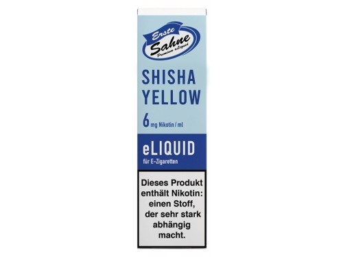 Erste Sahne Liquid 10ml Shisha Yellow