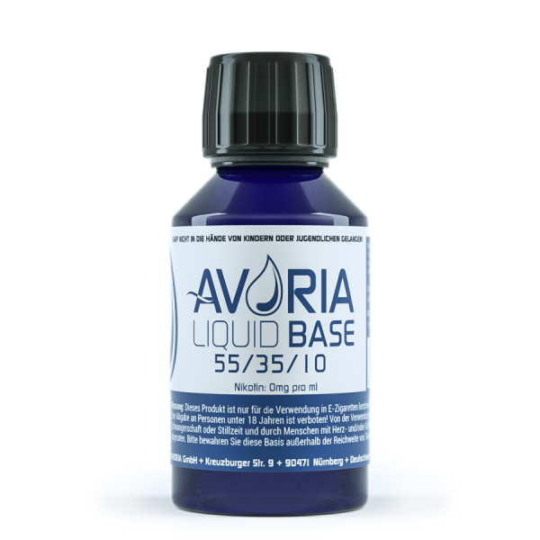 100 ml Liquid Base von Avoria ohne Nikotin