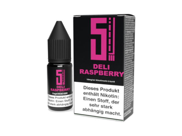 Deli Raspberry Liquid Nikotinsalz 10ml 5Elements 10mg