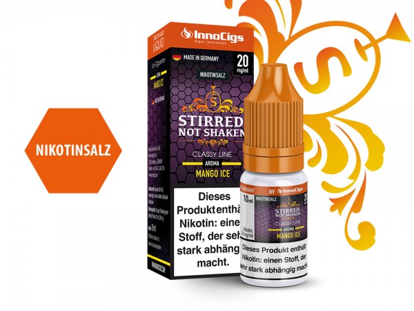 Stirred Not Shaken Classy Line Nikotin Salz Liquids