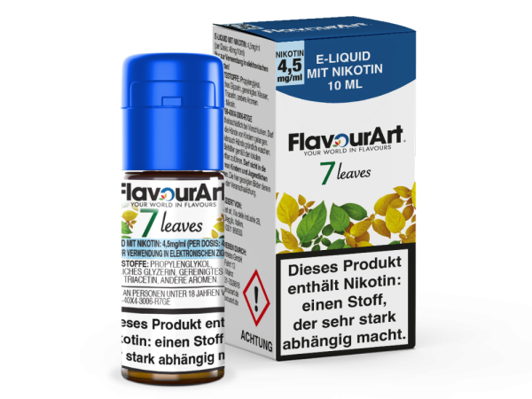 FlavourArt - 7 Leaves E-Zigaretten Liquid 4,5 mg/ml